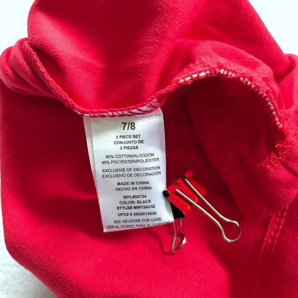 Disney NWOT Minnie Mouse Long Sleeves Red Shirt Girls 7/8 - Picture 7 of 8